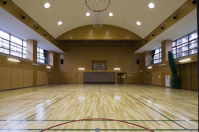佃児童館複合施設大規模改修工事竣工写真その1